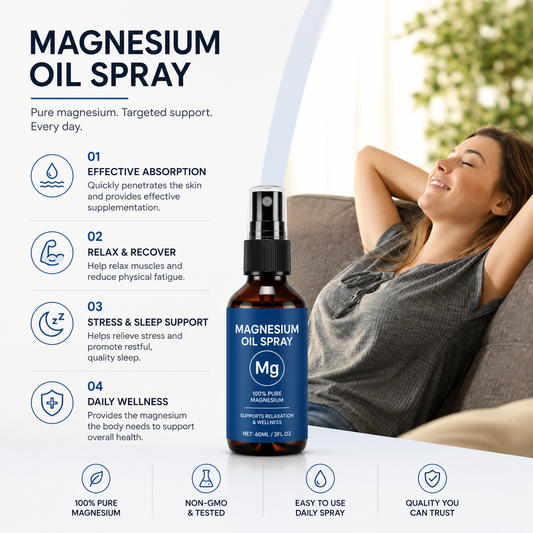 Magnesium Sleep Spray – Muscle Relief & Deep Relaxation