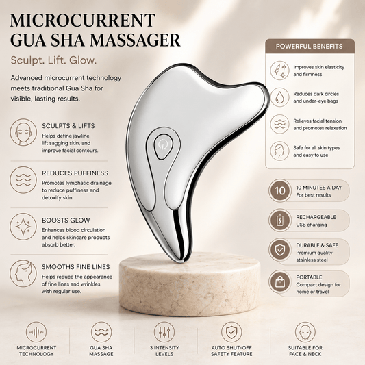Red & Blue Light Gua Sha tool