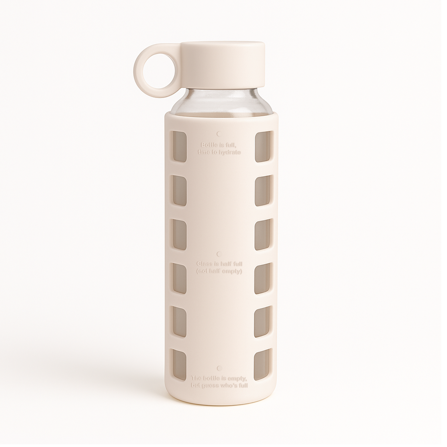 PureFlow Glass Water Bottle – Stay Hydrated in Style
