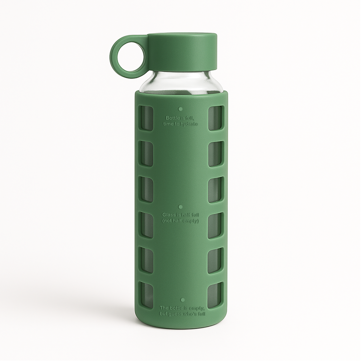 PureFlow Glass Water Bottle – Stay Hydrated in Style