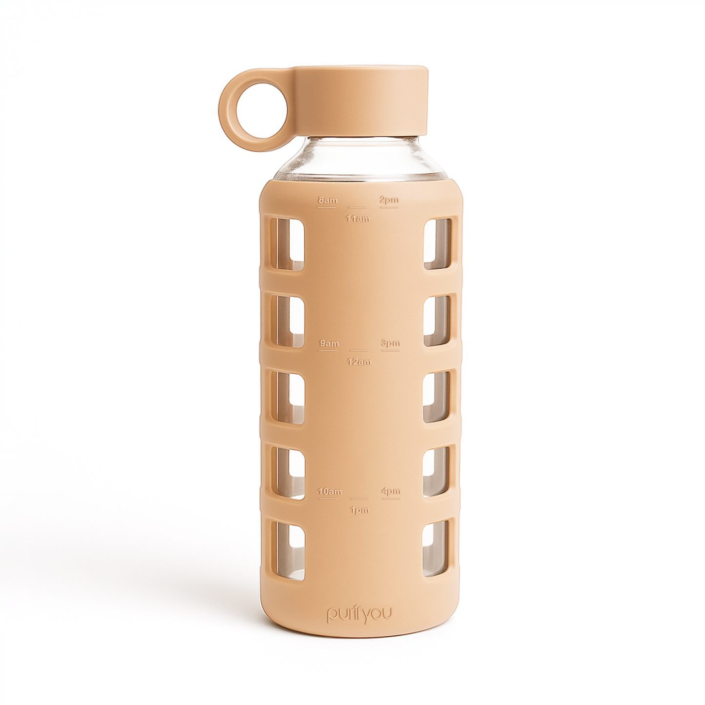 PureFlow Glass Water Bottle – Stay Hydrated in Style