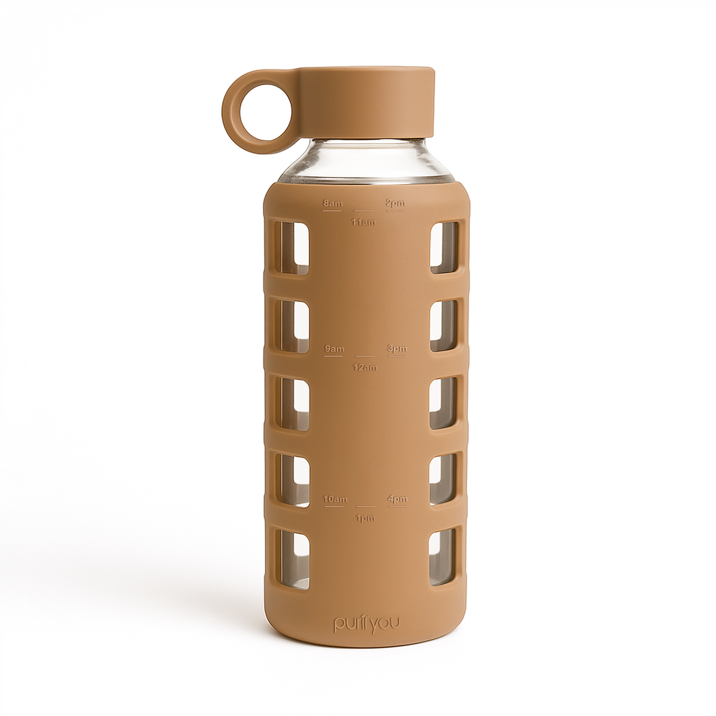 PureFlow Glass Water Bottle – Stay Hydrated in Style