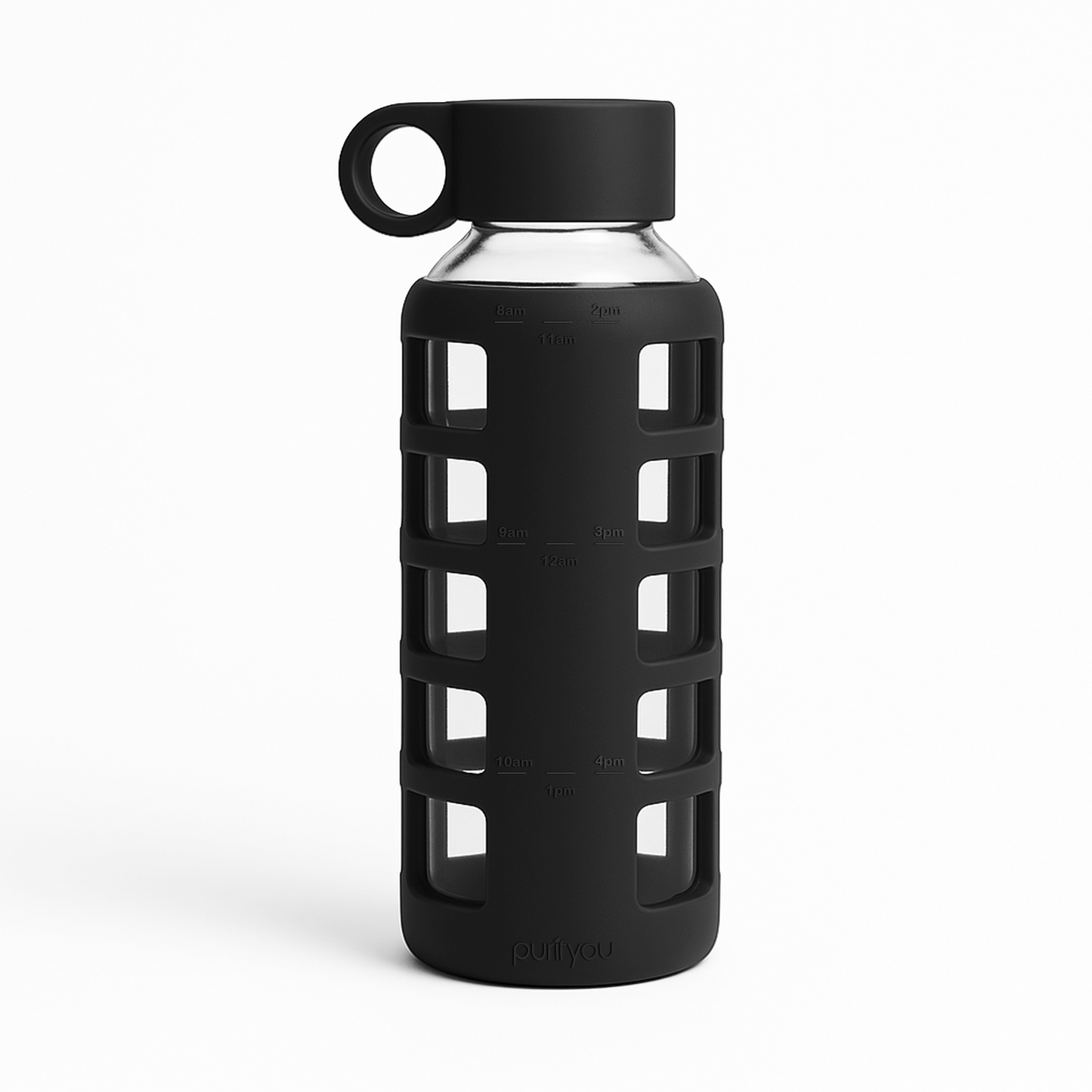 PureFlow Glass Water Bottle – Stay Hydrated in Style