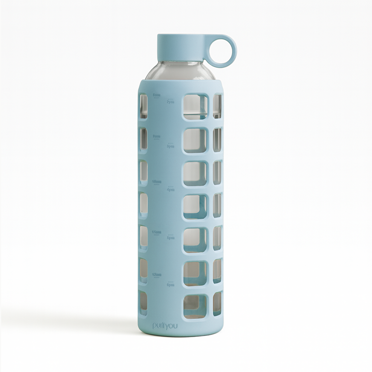 PureFlow Glass Water Bottle – Stay Hydrated in Style
