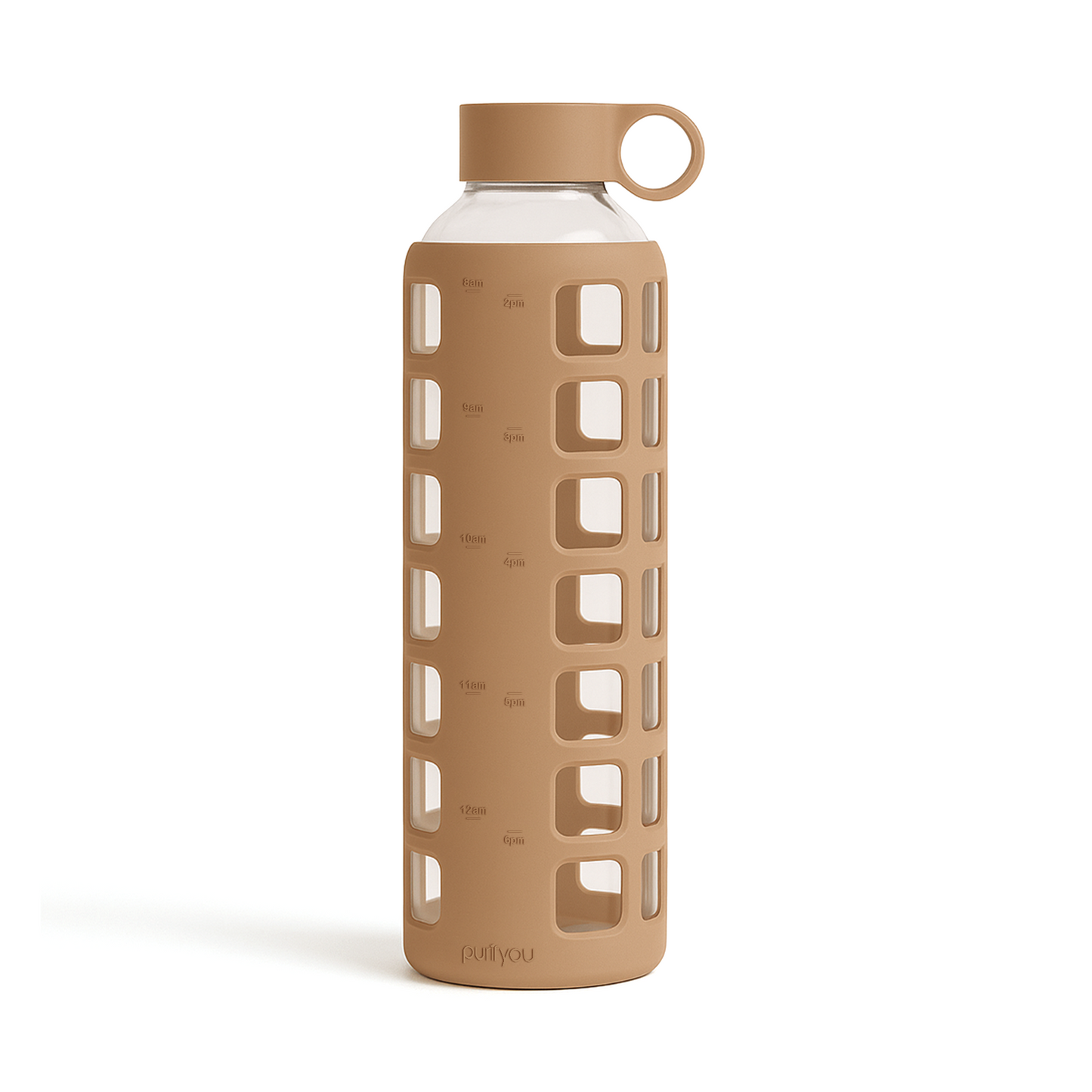 PureFlow Glass Water Bottle – Stay Hydrated in Style