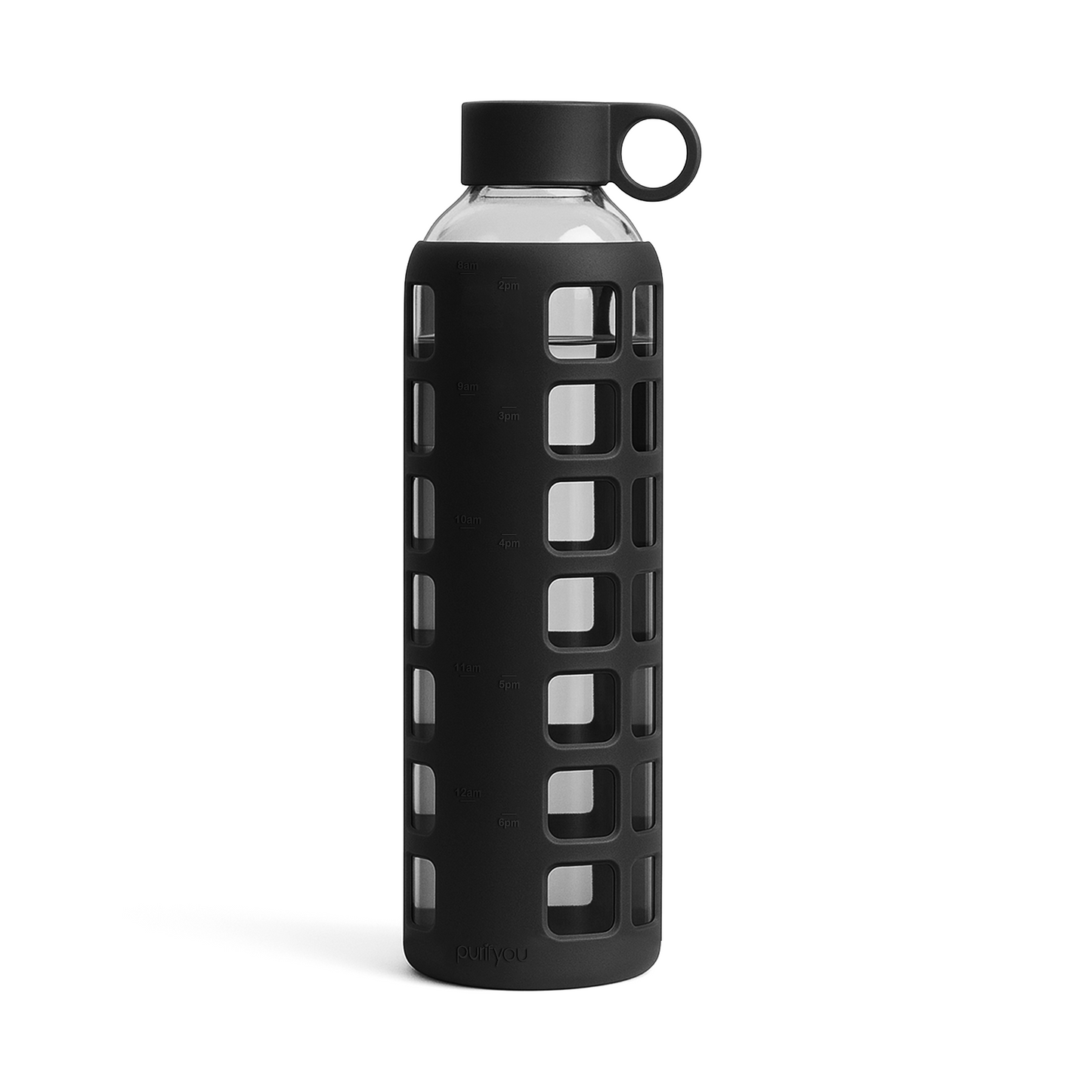 PureFlow Glass Water Bottle – Stay Hydrated in Style