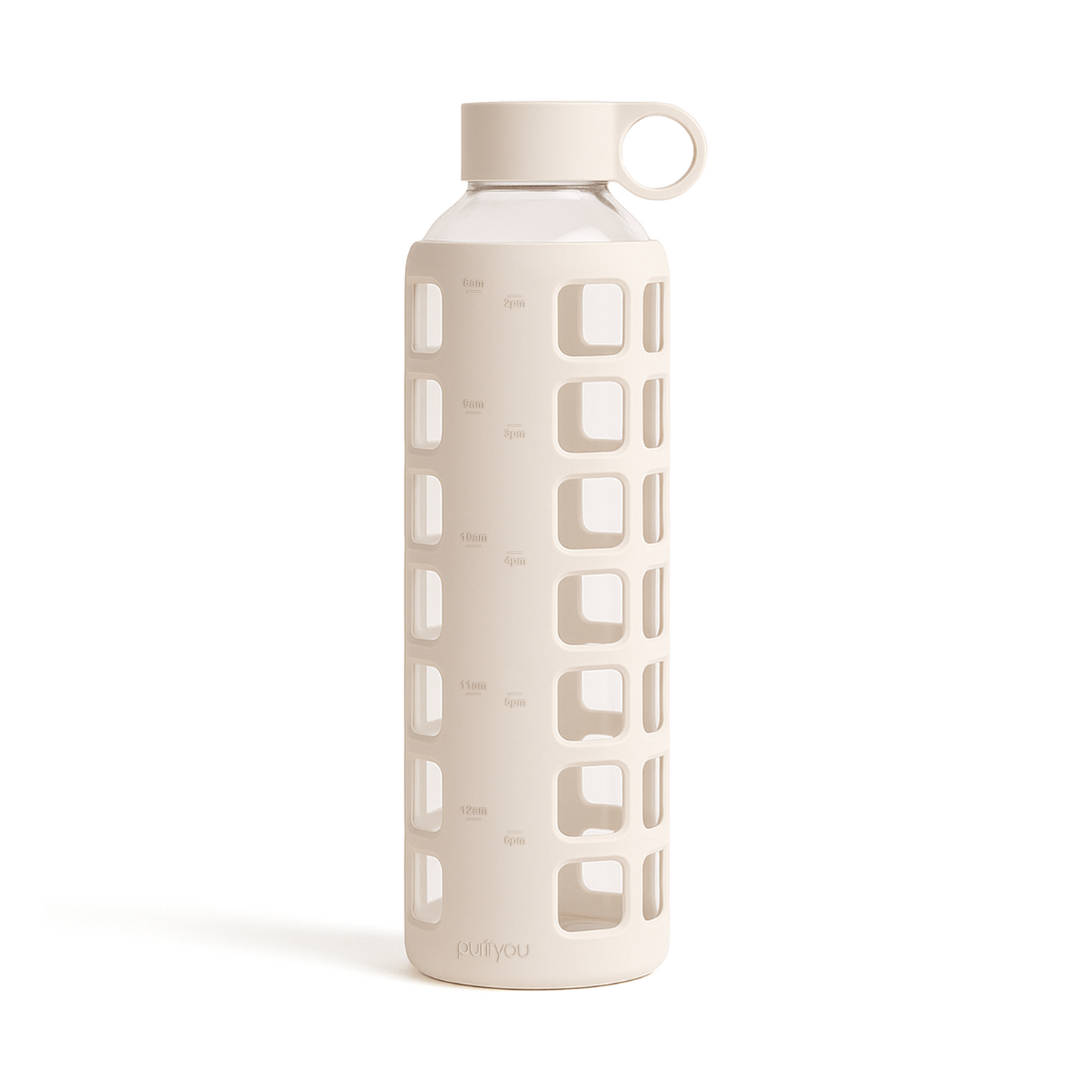 PureFlow Glass Water Bottle – Stay Hydrated in Style
