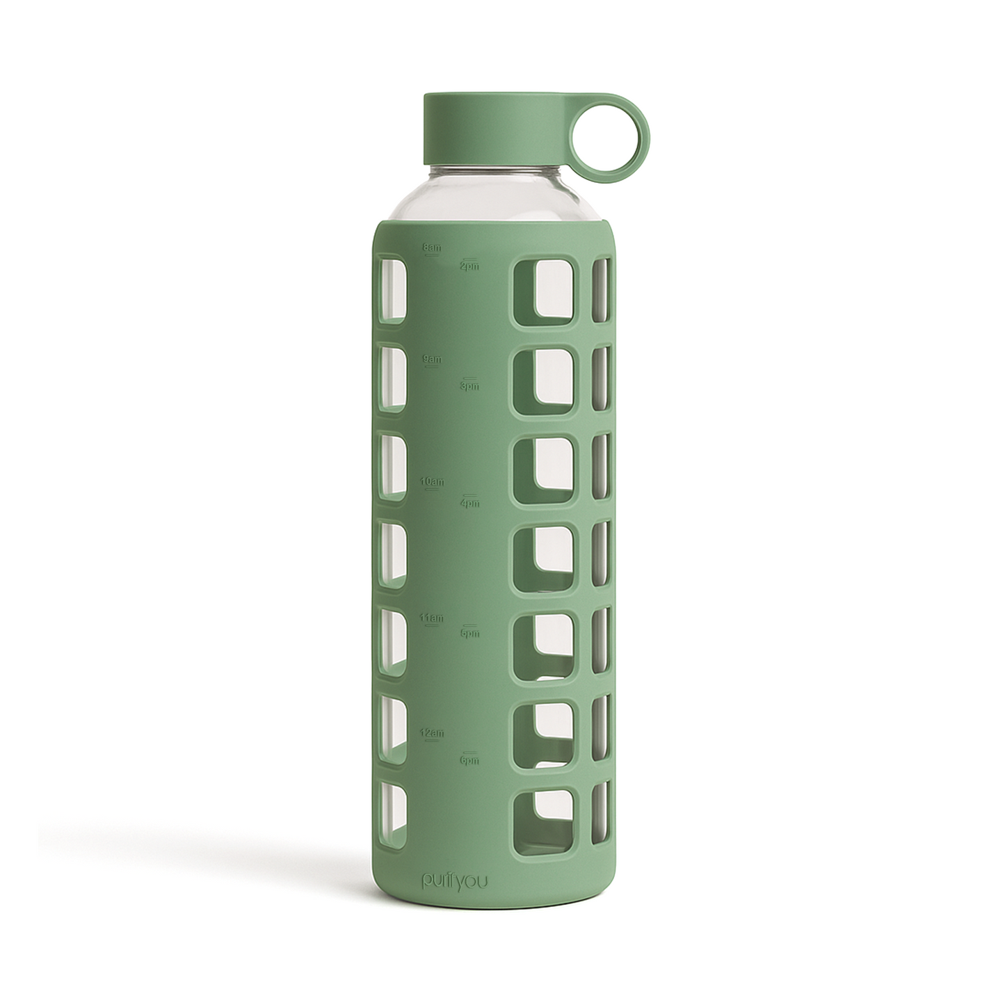 PureFlow Glass Water Bottle – Stay Hydrated in Style