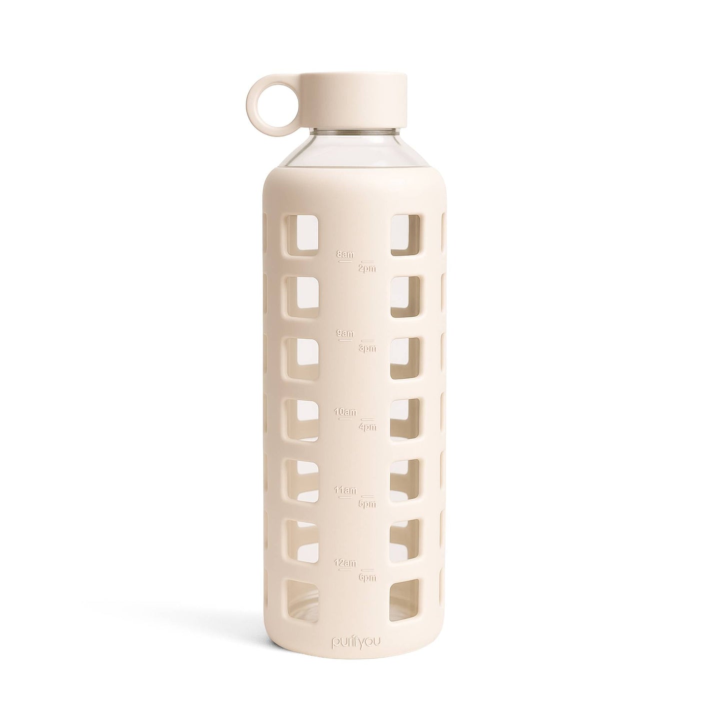 PureFlow Glass Water Bottle – Stay Hydrated in Style