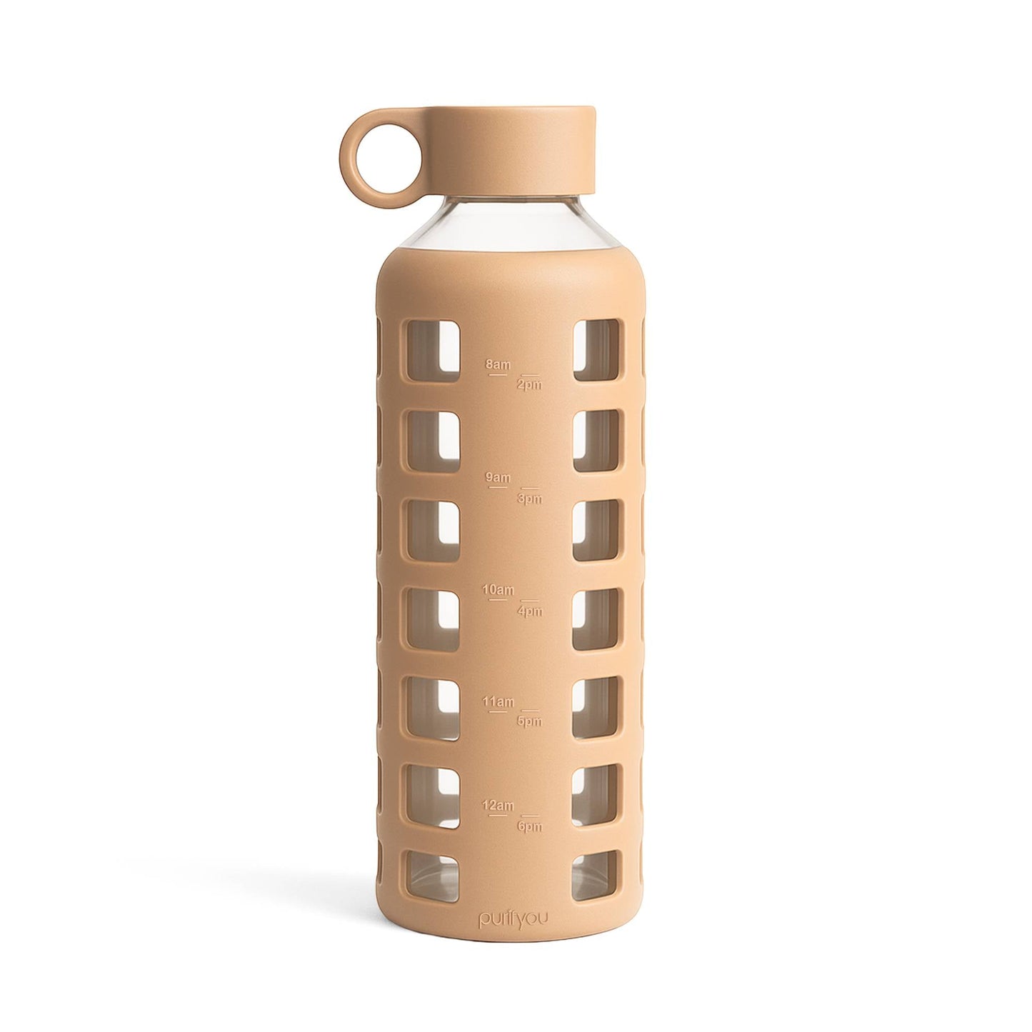 PureFlow Glass Water Bottle – Stay Hydrated in Style