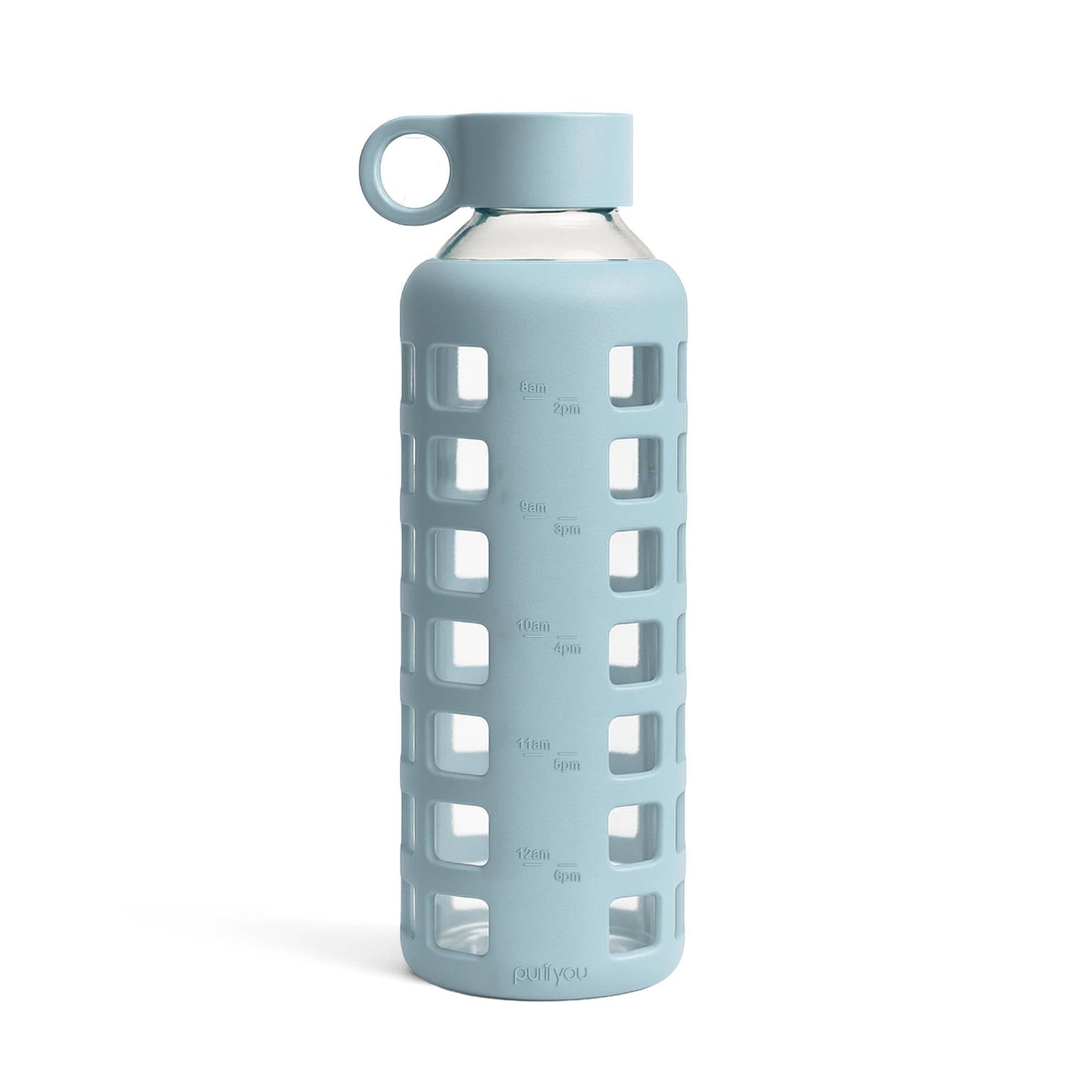 PureFlow Glass Water Bottle – Stay Hydrated in Style