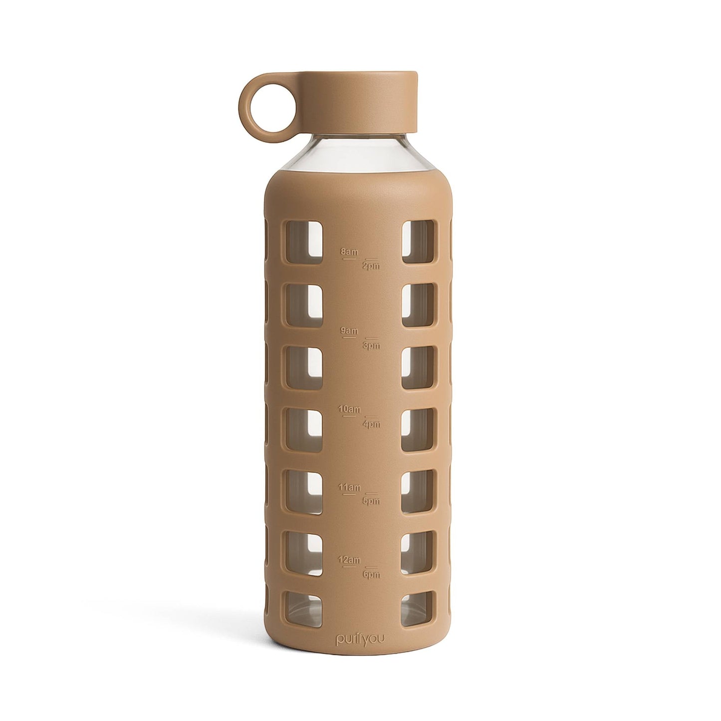 PureFlow Glass Water Bottle – Stay Hydrated in Style