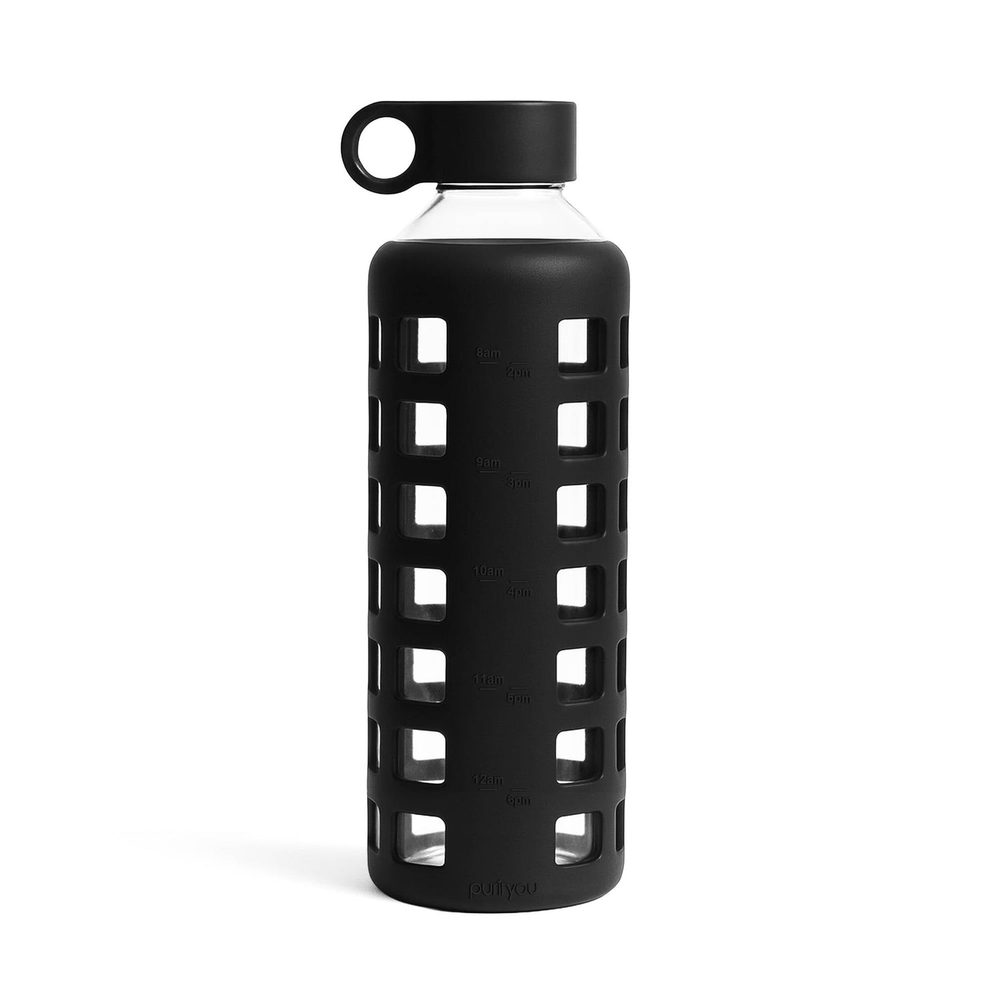 PureFlow Glass Water Bottle – Stay Hydrated in Style