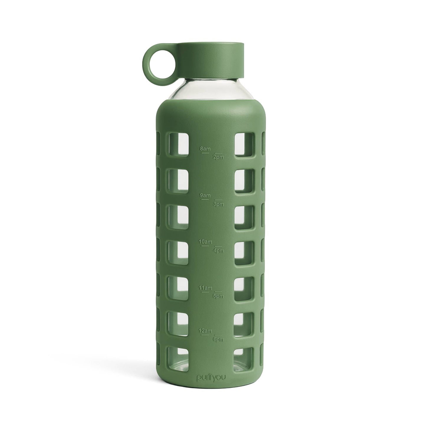 PureFlow Glass Water Bottle – Stay Hydrated in Style