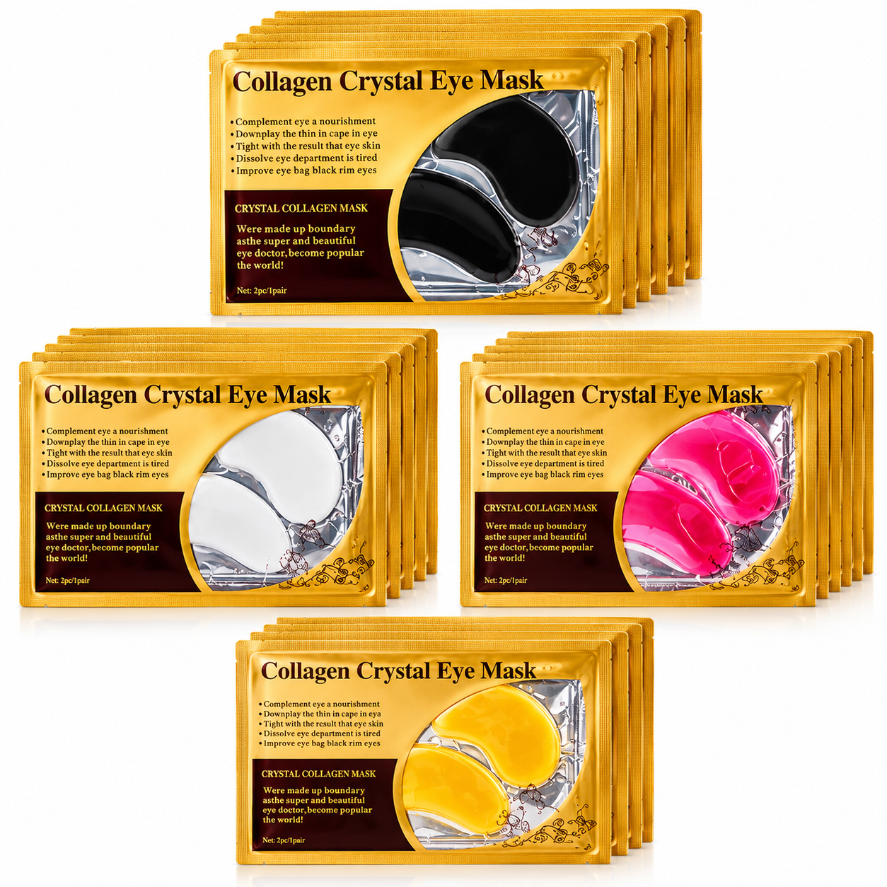 24K Gold Collagen Eye Patches