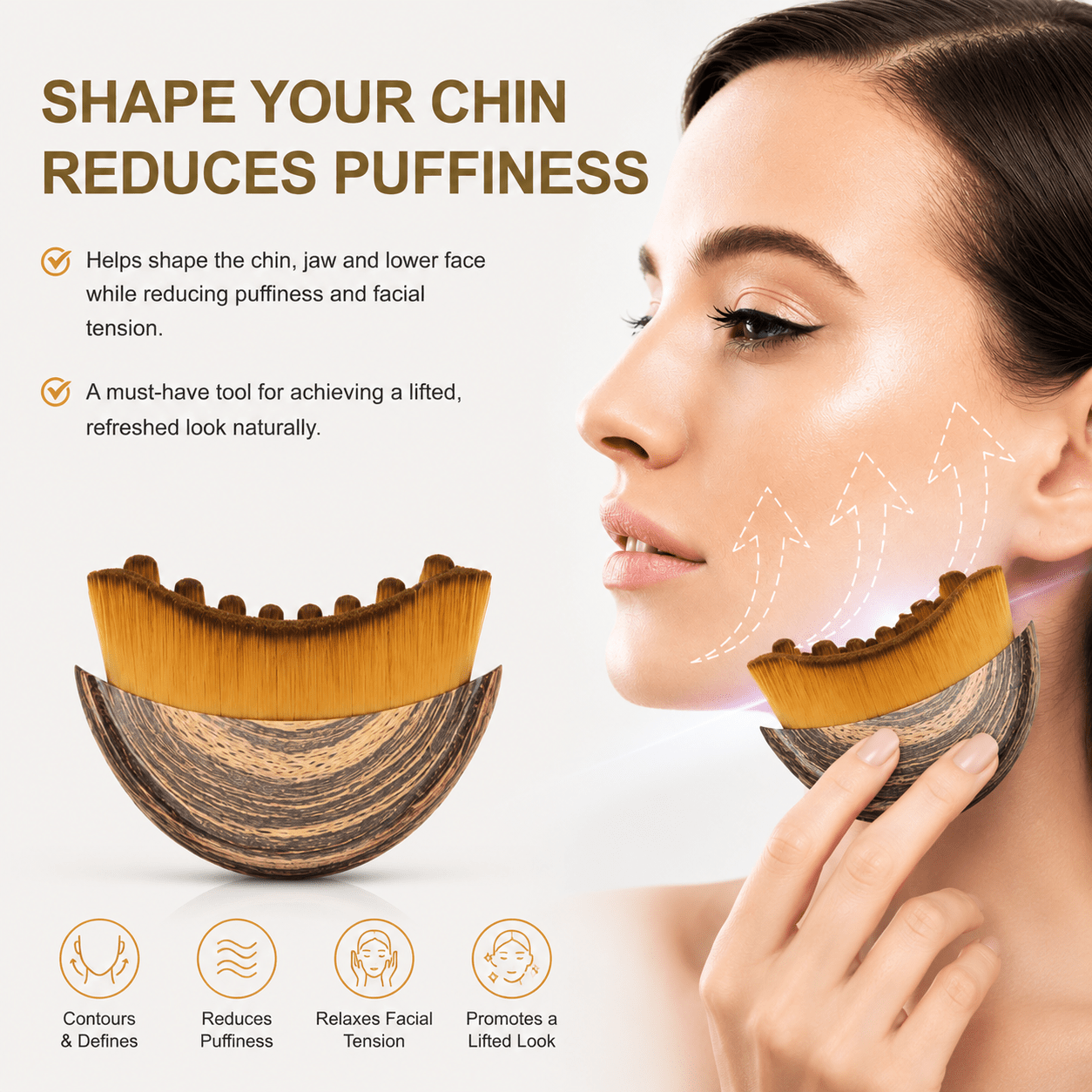 Lymphatic Drainage Face Sculpting Brush