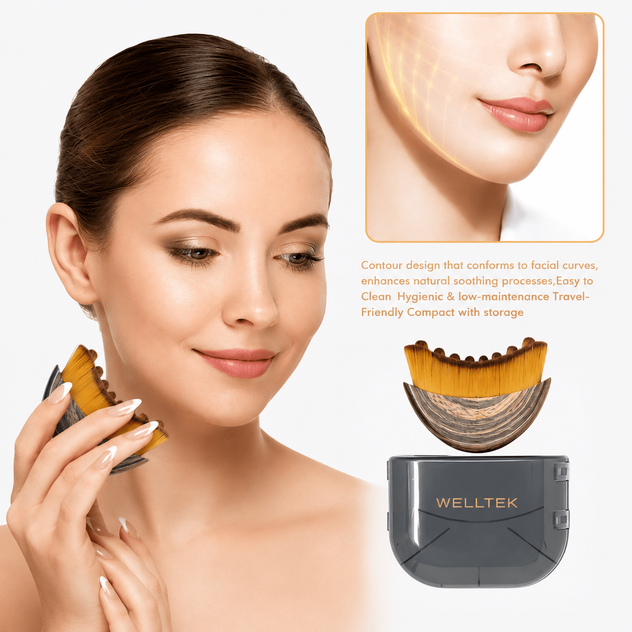 Lymphatic Drainage Face Sculpting Brush