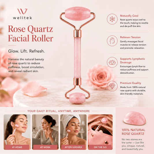 Rose Quartz Facial Roller