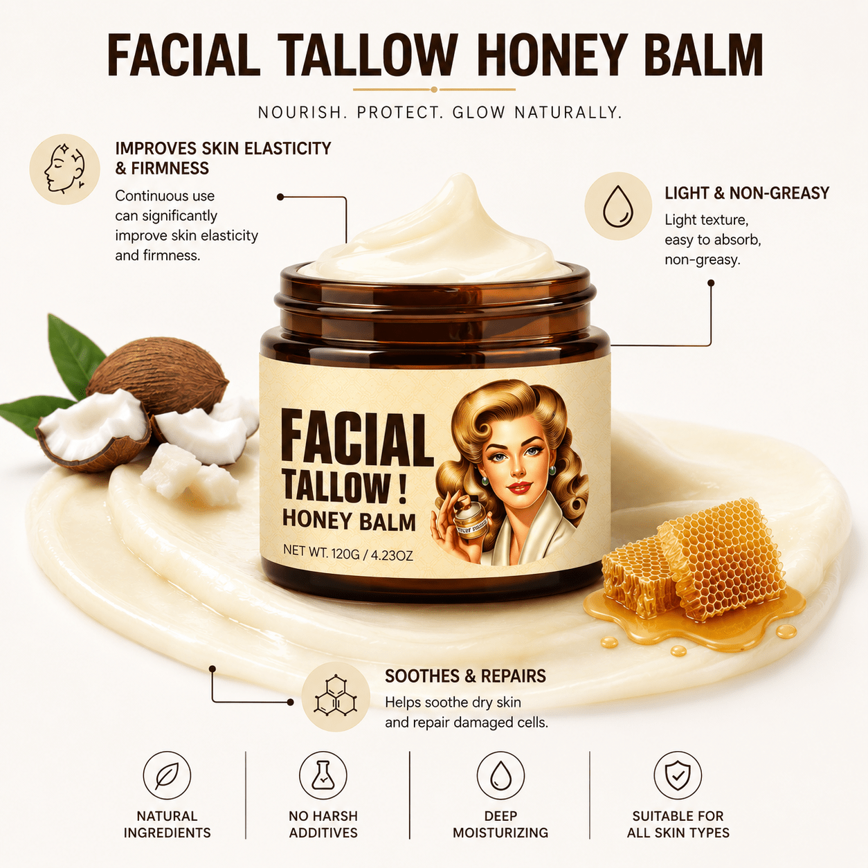 Nourishing Tallow Glow Cream