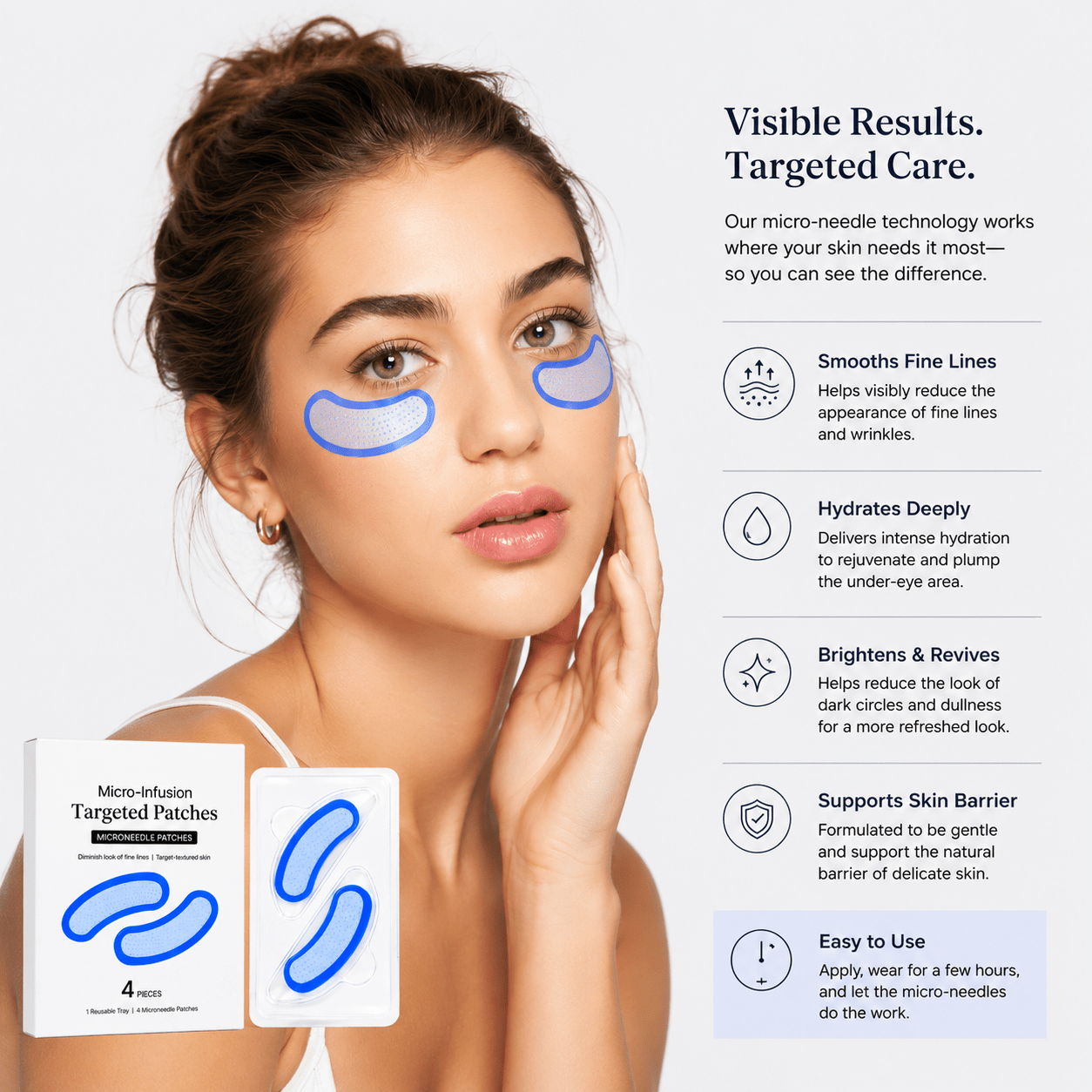 Microneedle Firming Eye Patches
